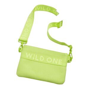 WILD ONE ~ Dog Treat Pouch / Poop Bag / Fanny Pack Crosbody Bag ~ Limeade
